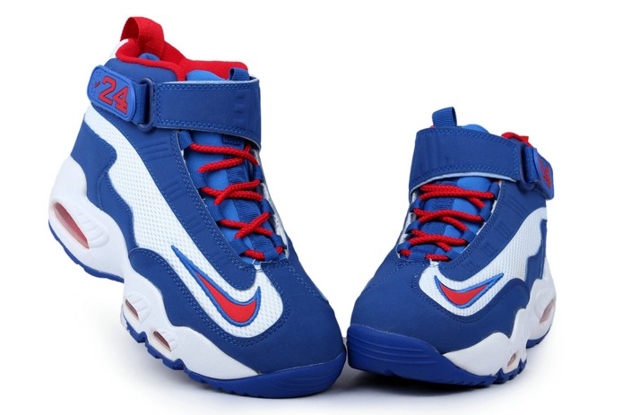 Nike Ken Griffen Max Mens chaussures en vente bleu rouge (2)